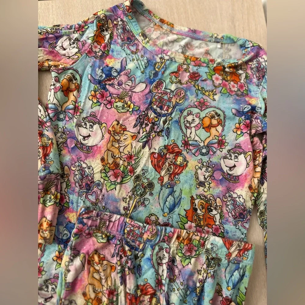 Colorful Bamboo Disney PJs
